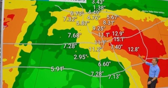 Where rain is heading next after Southwest flooding - CBS News