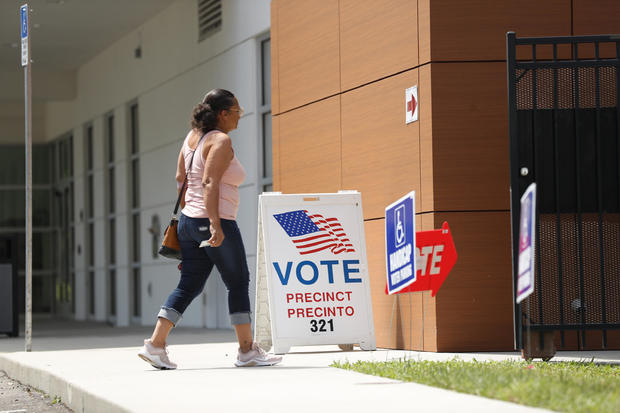 Floridians Head To The Polls On State's Primary Election Day 