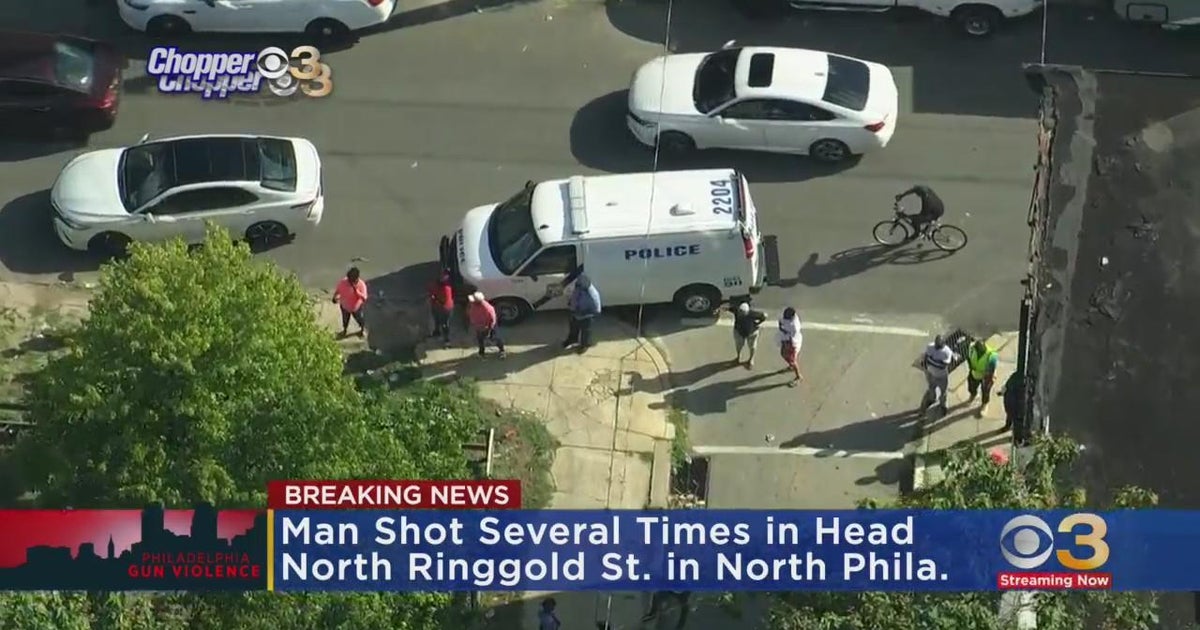 Man shot several times in head, killed in North Philadelphia - CBS ...