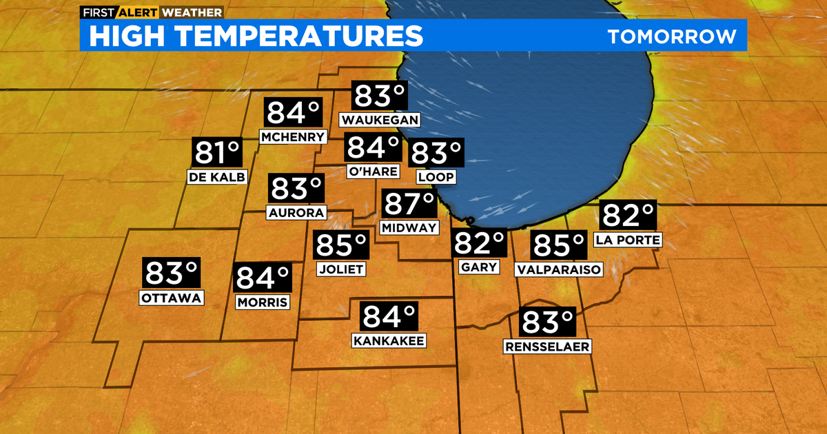 Chicago First Alert Weather: More sunshine and warm temperatures - CBS ...