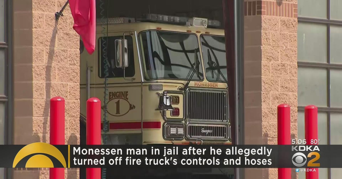 Monessen man accused of turning off fire truck controls during fire at