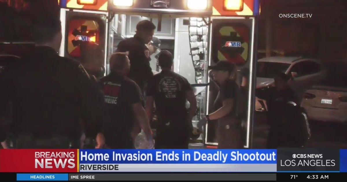 Homeowner fatally shoots robbery suspect in Riverside - CBS Los Angeles