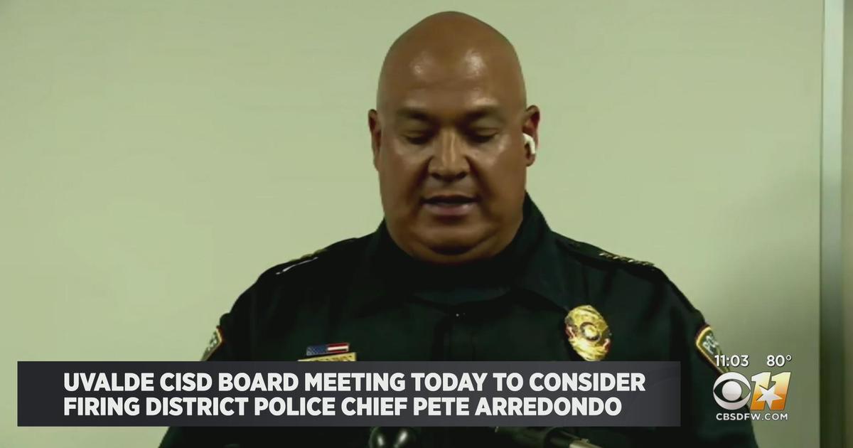 Uvalde CISD board meeting today to consider firing police chief Pete ...