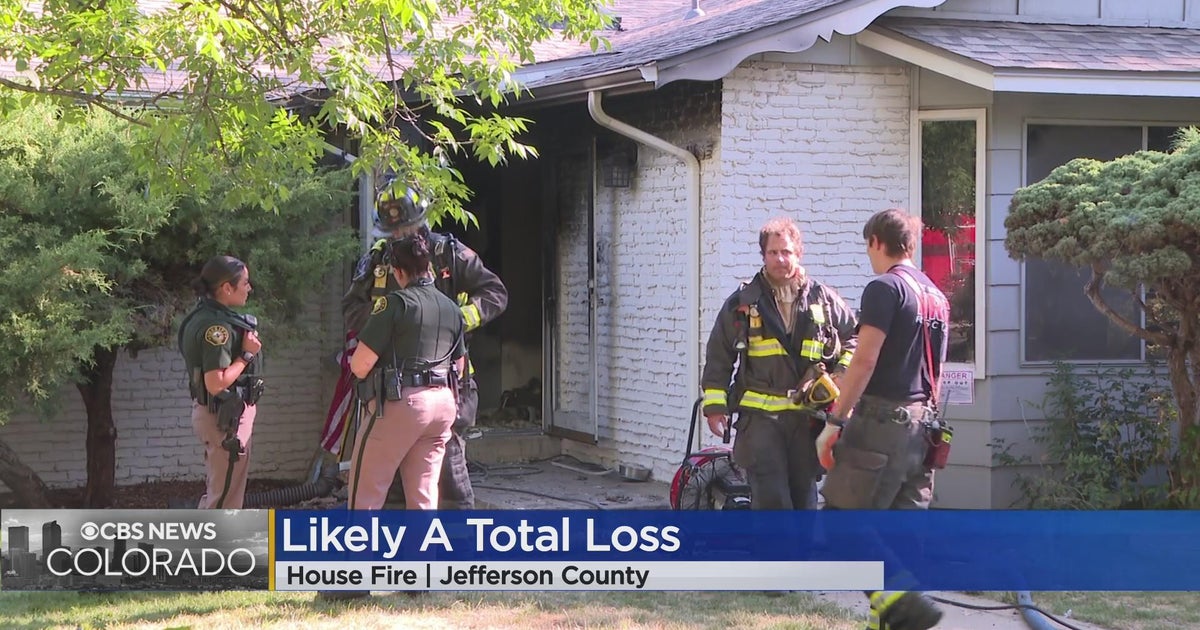 House likely a total loss after Jefferson County fire - CBS Colorado