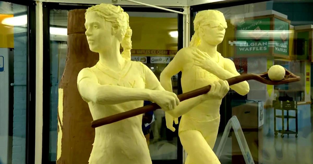 See it: 800 pound butter sculpture unveiled at New York State Fair