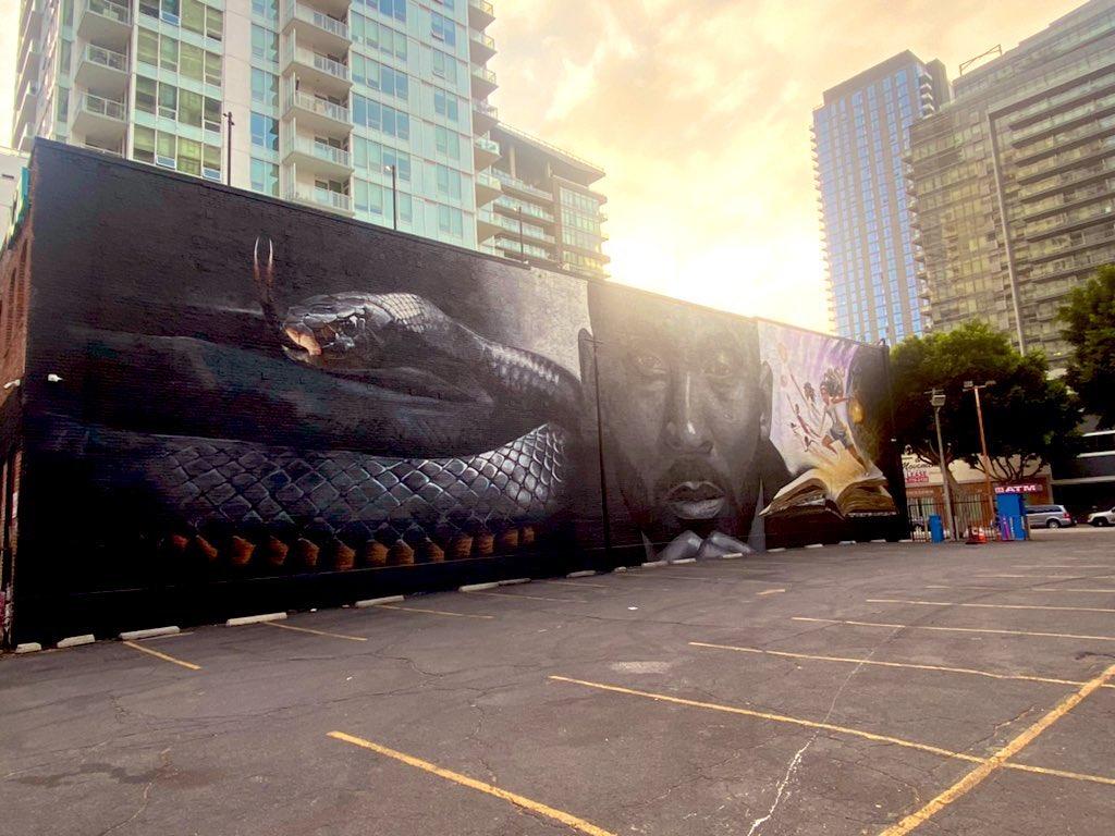 Angelenos celebrate Mamba Day; commemorate Kobe Bryant with massive mural downtown CBS Los Angeles