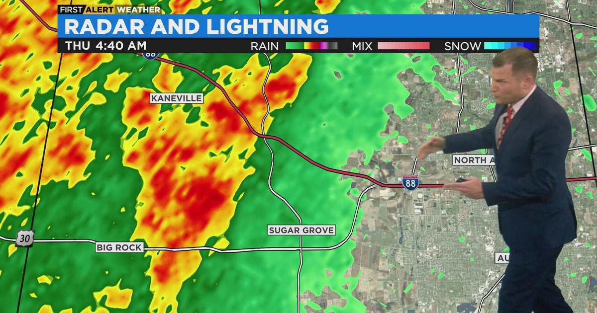 Chicago First Alert Weather: Scattered showers, thunderstorms Thursday ...