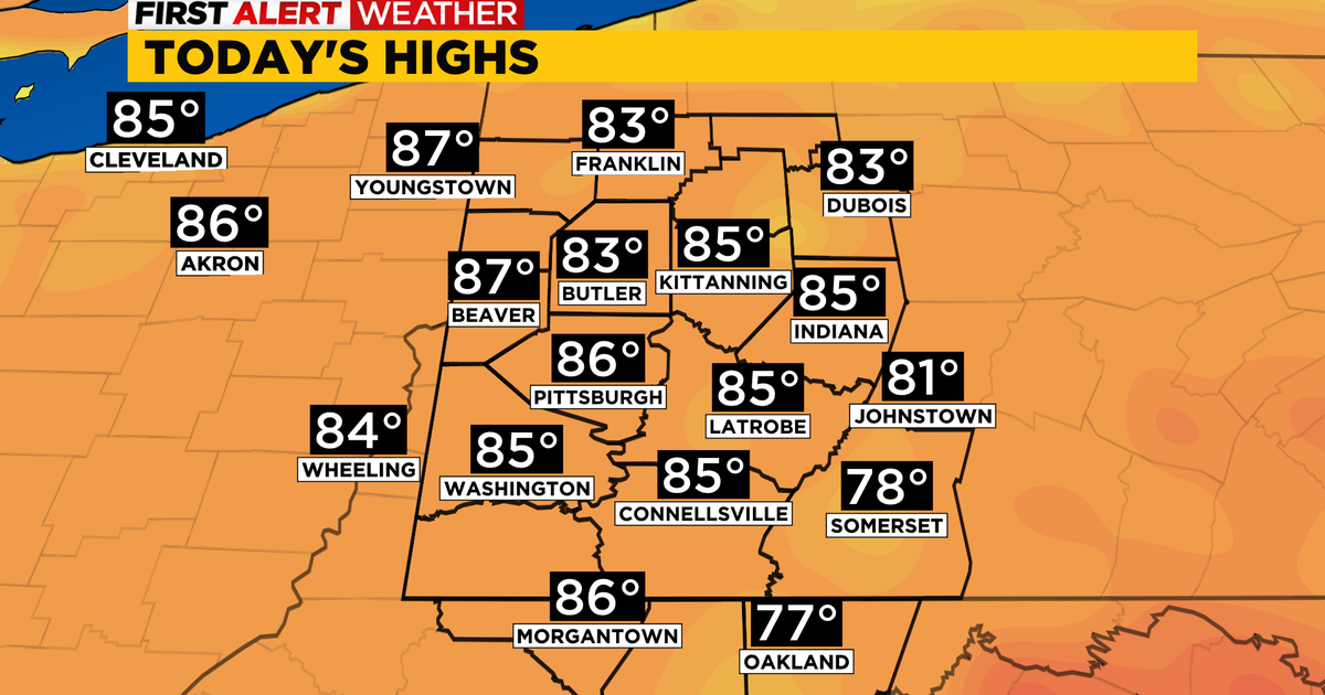 Pittsburgh Weather Run of warm and sunny weather continues Thursday CBS Pittsburgh