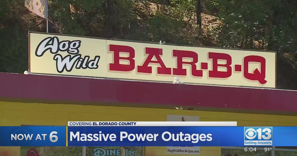 Massive power outage in El Dorado County caused during testing affects 73,000 customers CBS