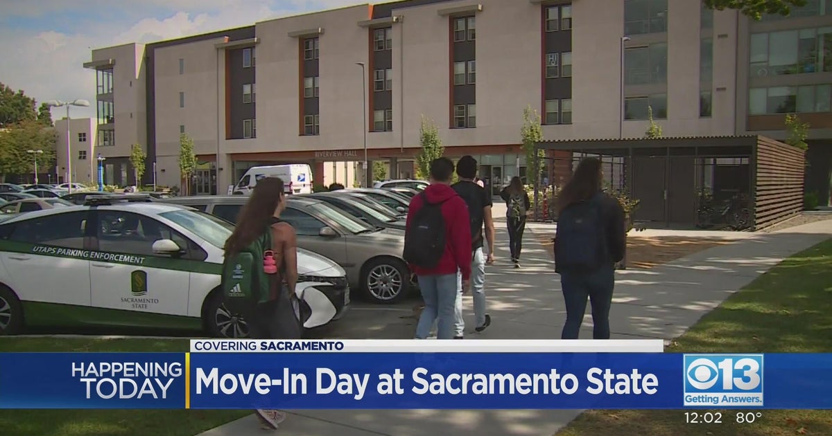Move-in day at Sacramento State University