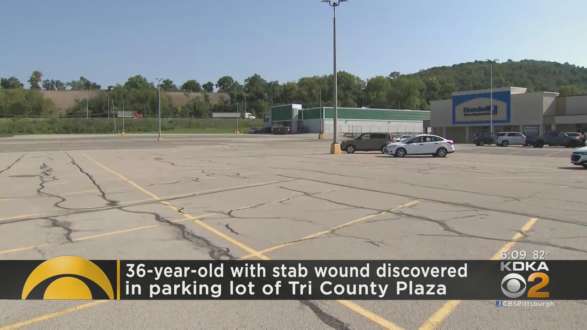 Man found stabbed in Rostraver Township shopping center parking lot