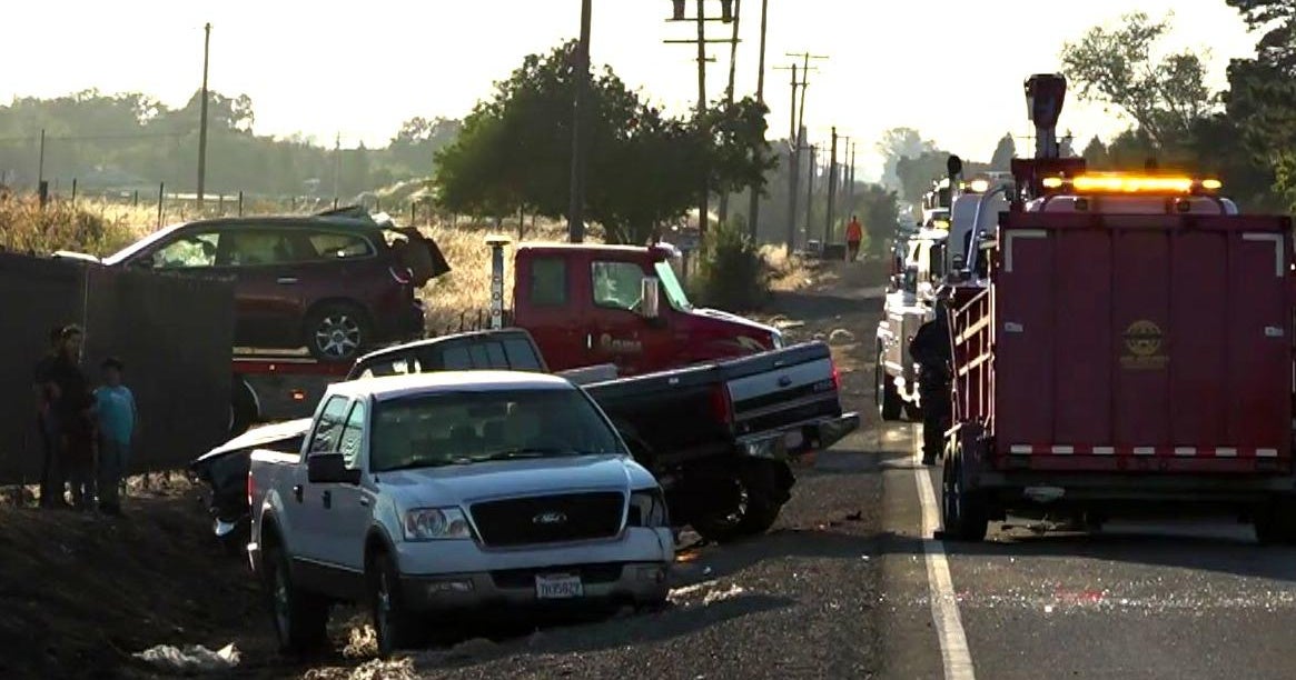Several people injured in crash along Jackson Road in Sacramento County