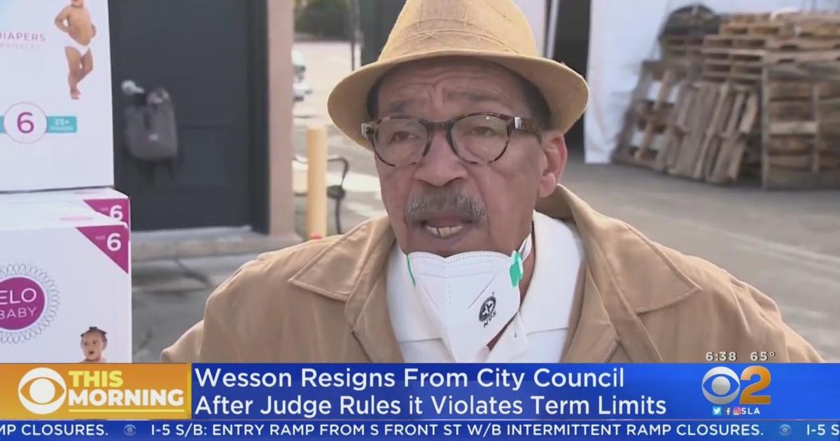 Herb Wesson Resigns From The La City Council Cbs Los Angeles