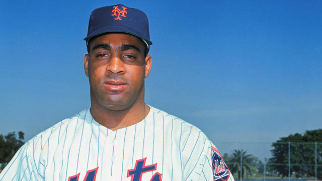 Portrait of NY Mets Tommie Agee 
