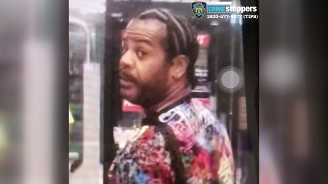 Surveillance photo of a man accused of attacking someone on a subway in the Bronx. 
