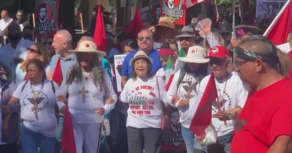 United Farm Workers joined by thousands in Sacramento at state capitol
