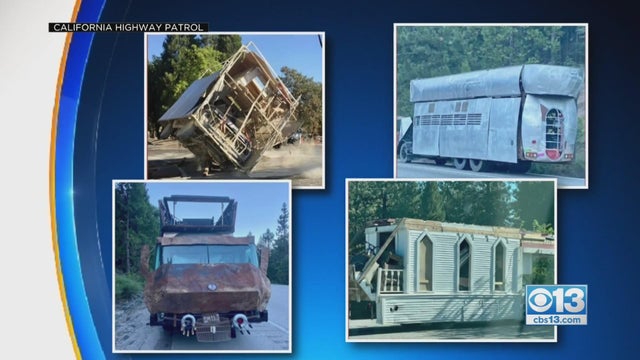 Photo of tricked out cars heading to Burning Man 