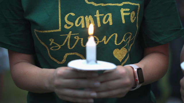 Prayer vigil to remember the victims of the 2018 Santa Fe High School shooting 