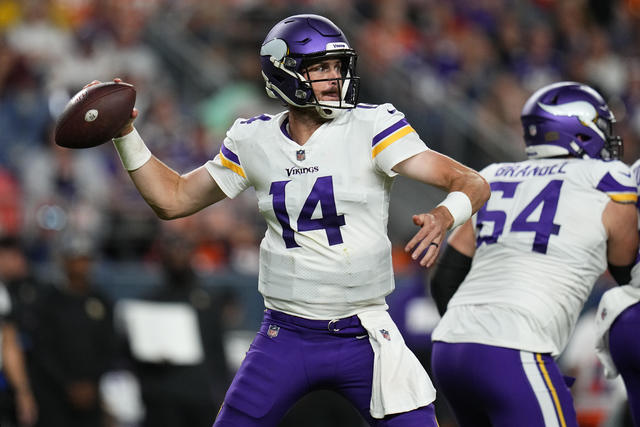 Mannion fumble costs Vikings in final preseason game; Broncos beat Vikings  23-13