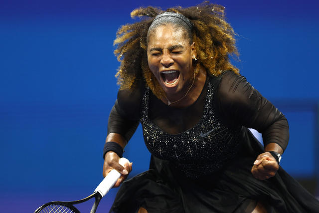 Serena Williams defeats Danka Kovinic in first round of U.S. Open