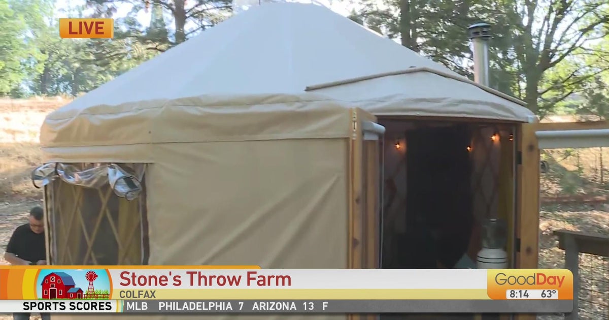 Yurt camping at Stone's Throw Farm - Colfax - Good Day Sacramento