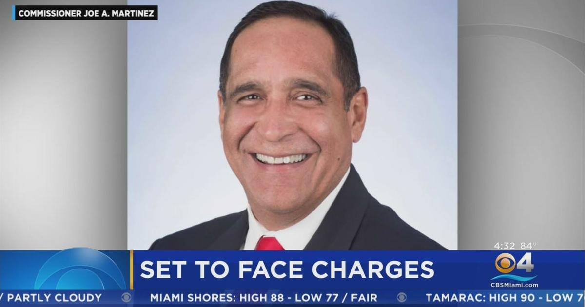 Miami-Dade Commissioner Joe Martinez Set To Face Criminal Charges - CBS ...