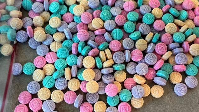 DEA warns "emerging trend" of colored fentanyl being used to lure youth 
