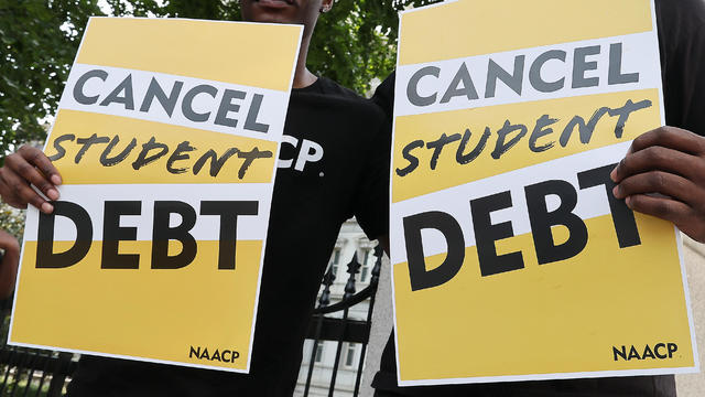 Student Loan Borrowers Celebrate President Biden Cancelling Student Debt And Fight To Start The Fight To Cancel The Next Round 