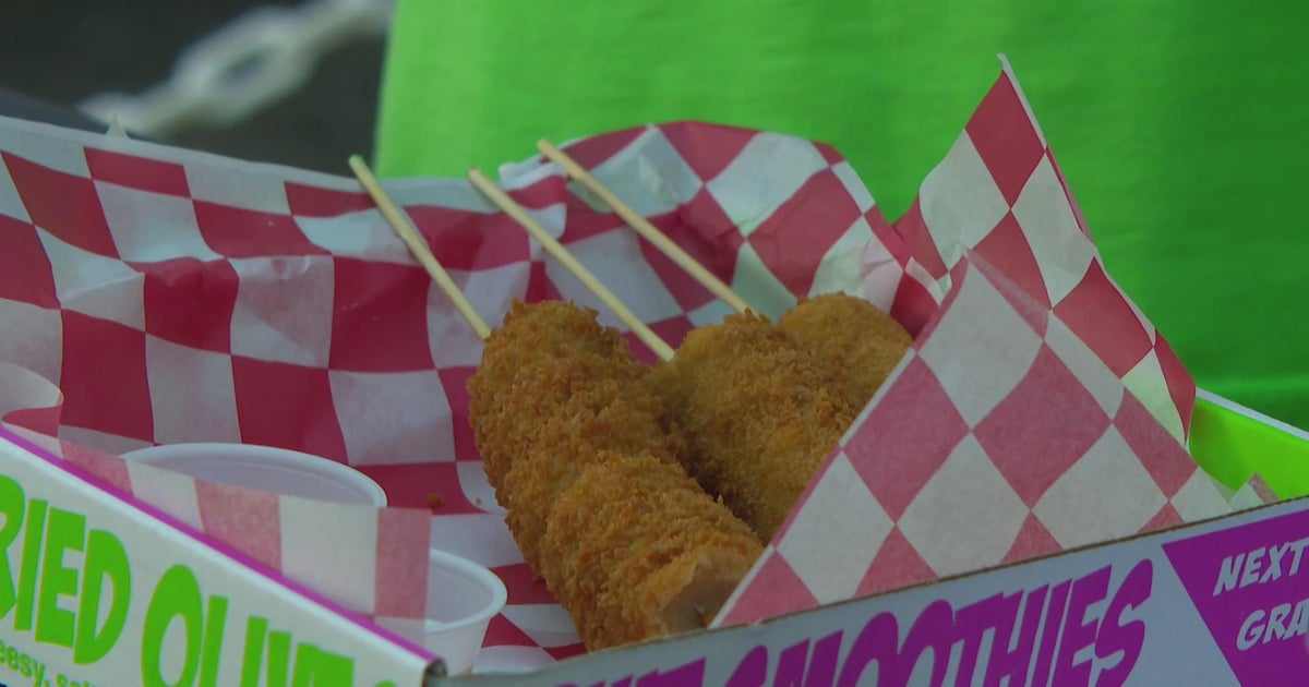Deep fried olives at the State Fair CBS Minnesota