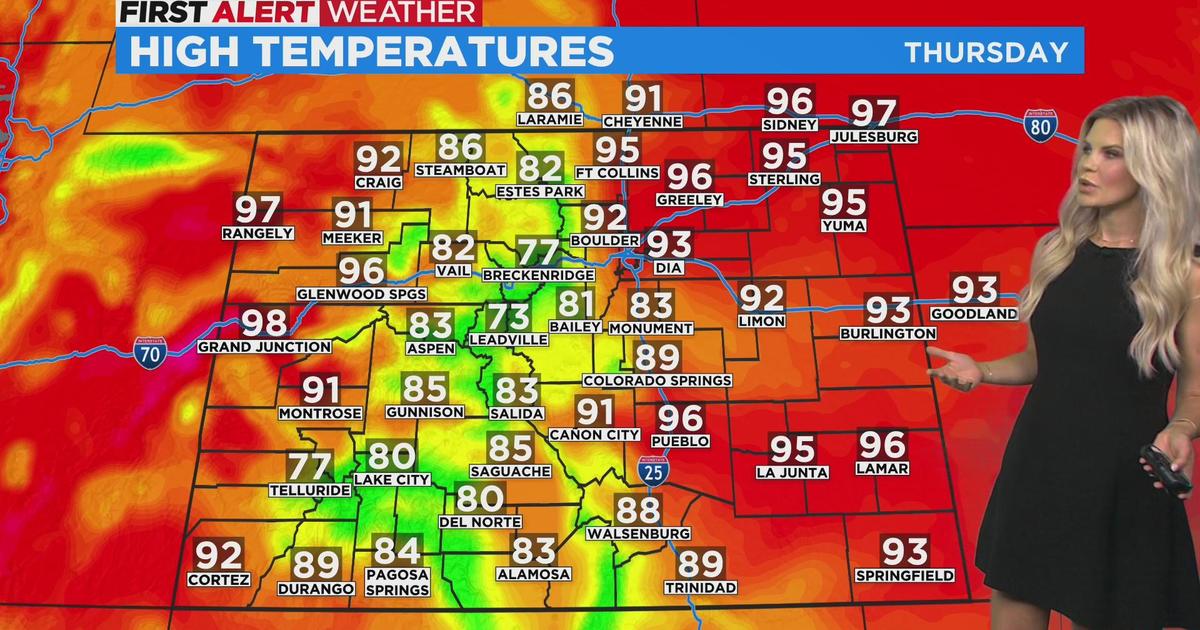 The 90 Degree Days Continue, Close To Record Amount - CBS Colorado