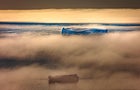 TOPSHOT-GREENLAND-ENVIRONMENT-CLIMATE CHANGE-ICEBERGS 