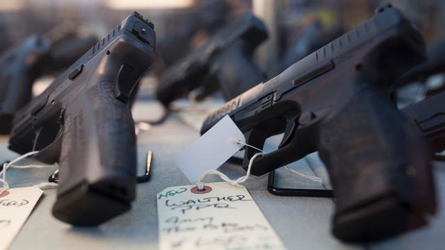 Guns for sale at a store in Kentucky 