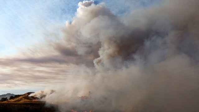 Route Fire Burns In Southern California 