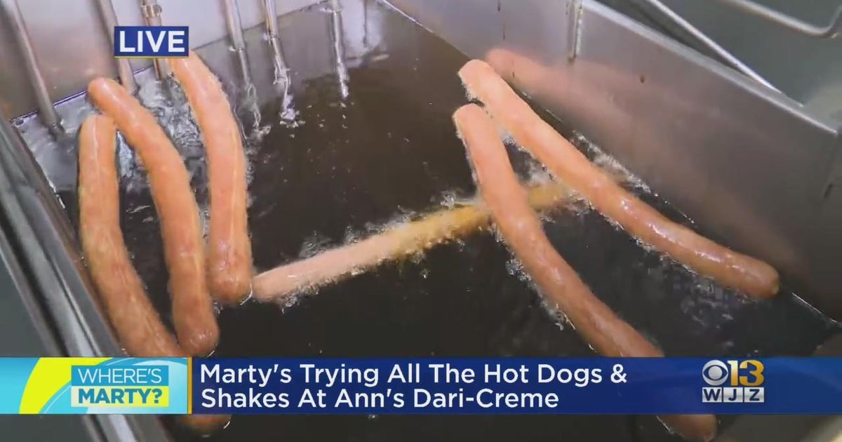Where's Marty? Frying up footlong hot dogs at Ann's Dari Creme CBS