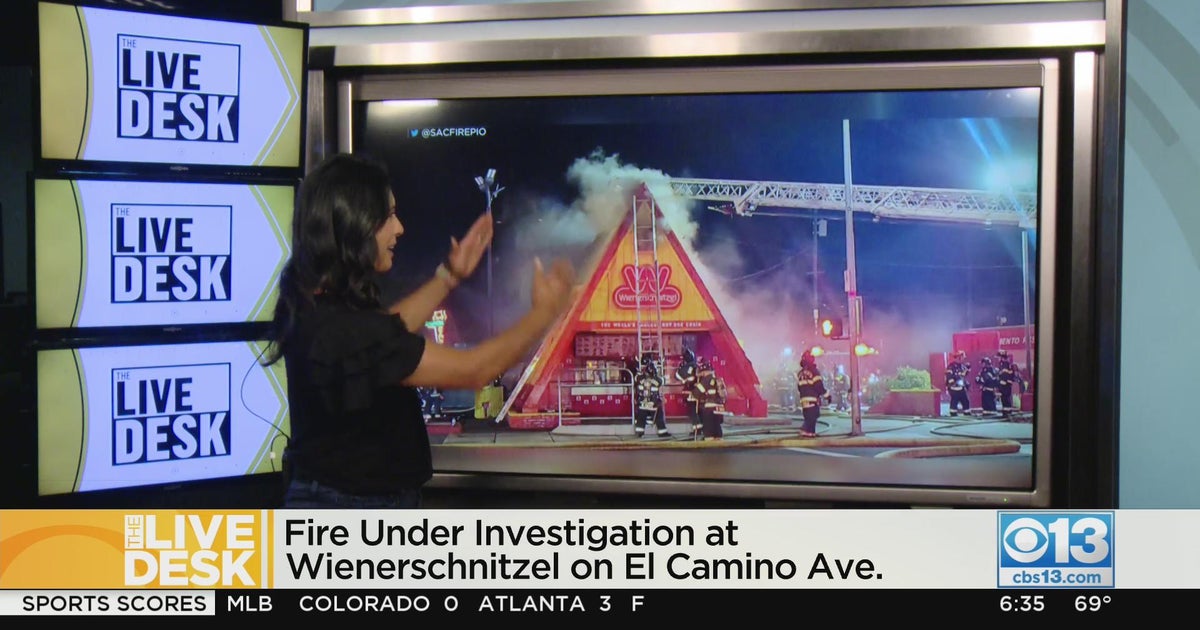 Fire damages Wienerschnitzel restaurant in Sacramento