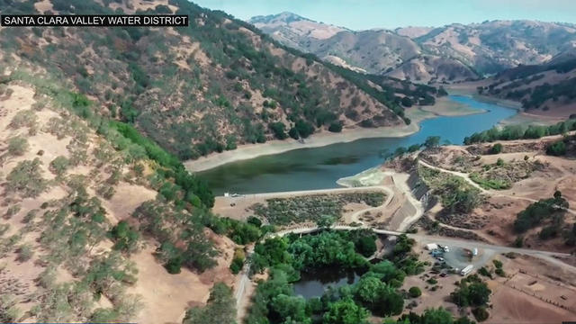 Pacheco Dam and Reservoir in Santa Clara County 