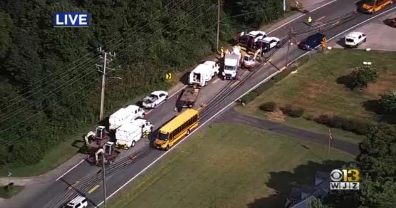 Part of Mountain Road in Pasadena closed due to gas leak, police say