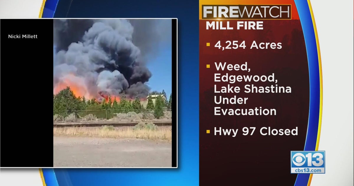 Mill Fire Update: 4,254 acres have been burned, 25% contained