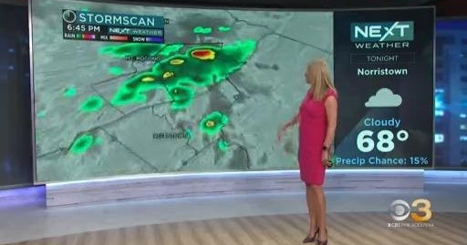 NEXT Weather Timing rain CBS Philadelphia