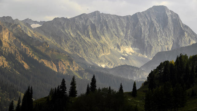 Captiol Peak in the Maroon Bell-Snowmass Wilderness of White River National Forest. 