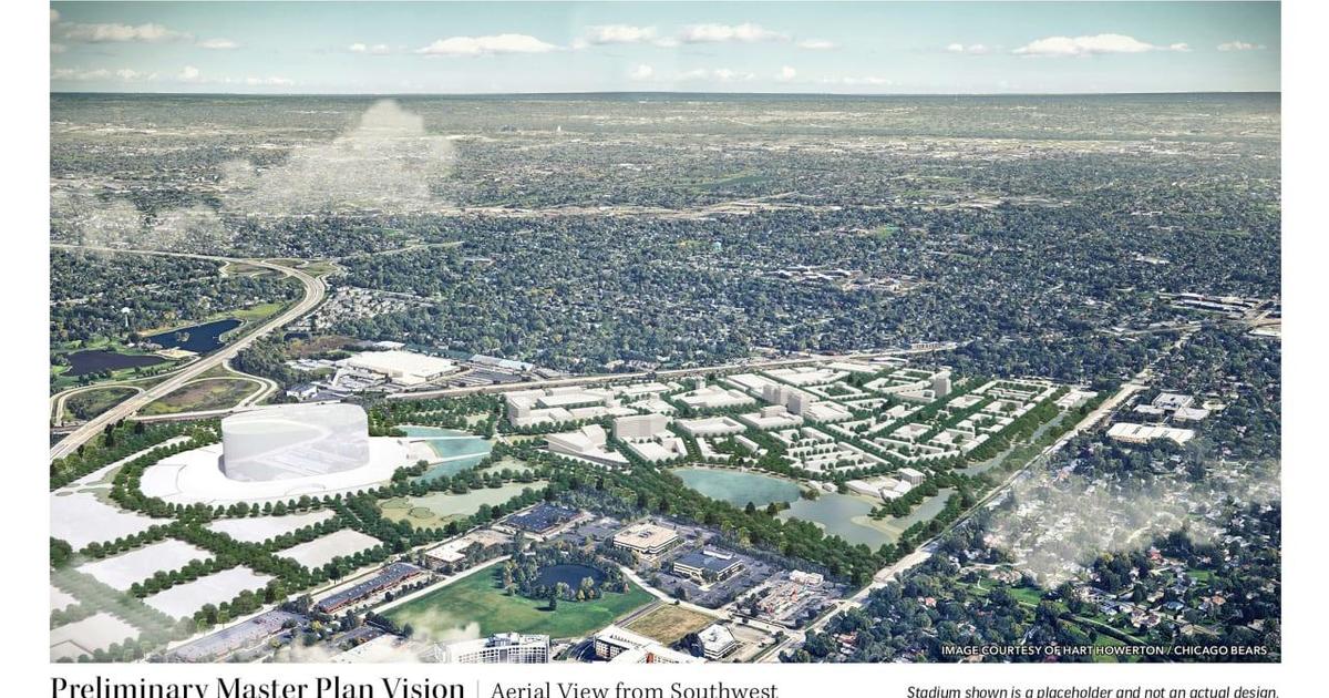 Bears offer first look at plans for domed Arlington Heights