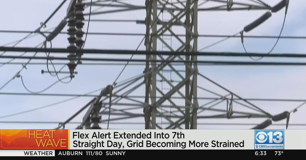 Flex Alert extended into 7th day; grid becomes more strained - CBS ...