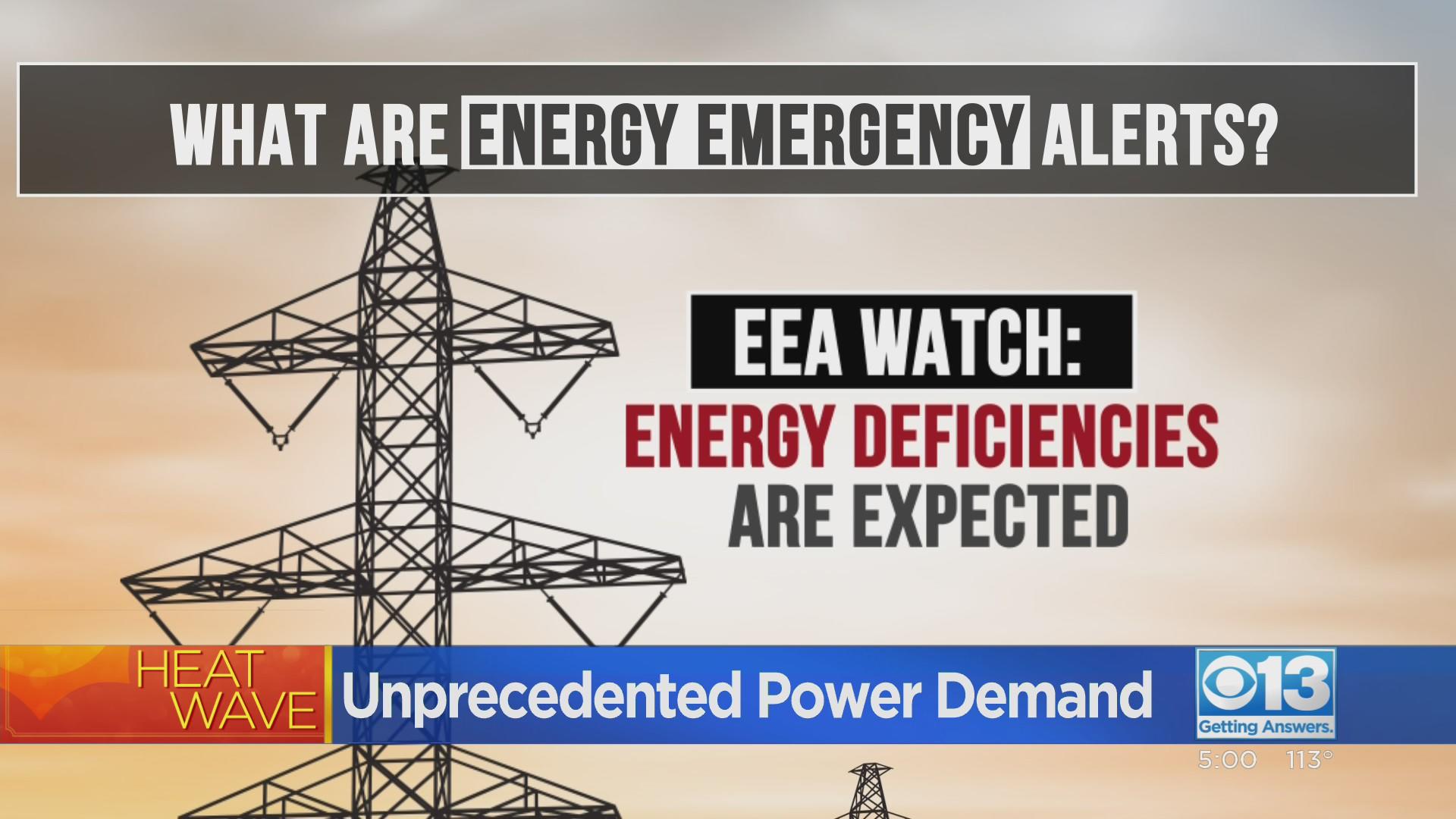 What are energy emergency alerts?