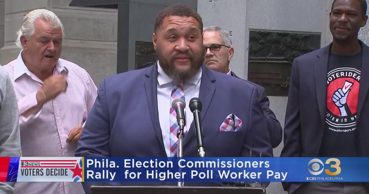 Philadelphia election commissioners rally for higher poll worker pay