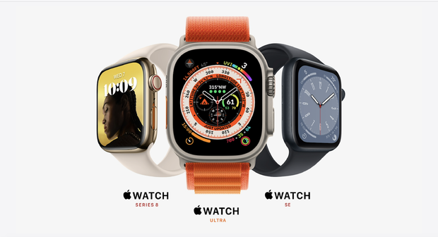 3 Apple Watch models 