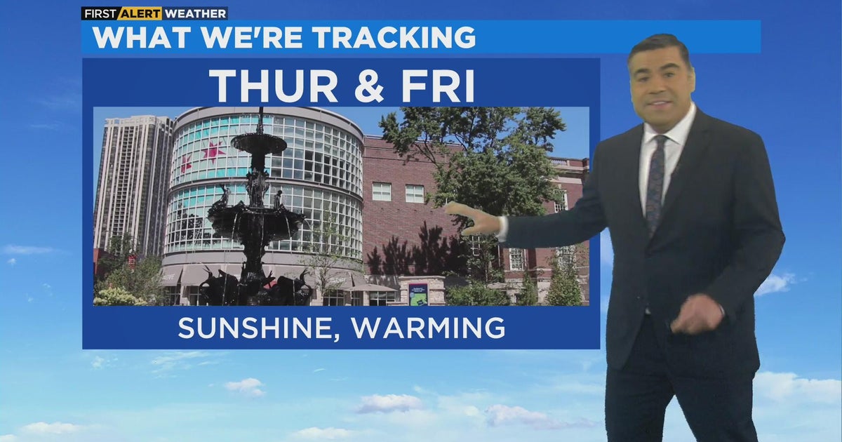 Chicago First Alert Weather: Sunshine, warming Thursday, Friday - CBS ...