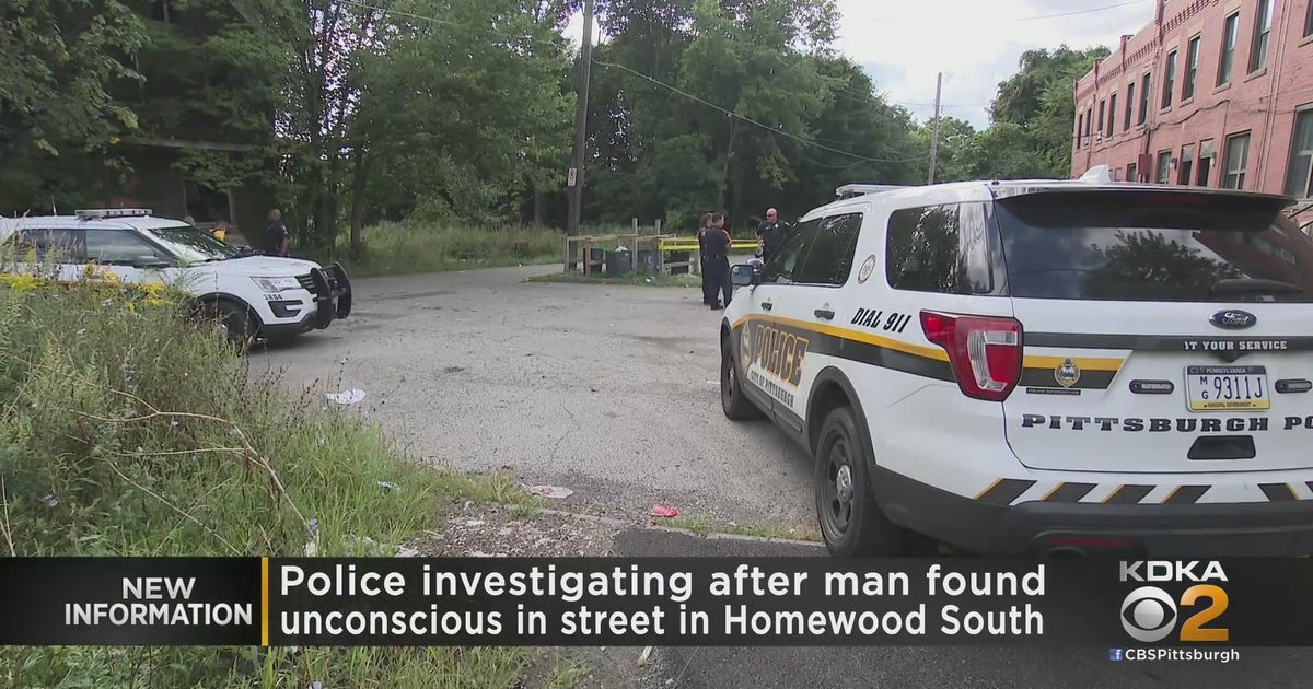 Police investigating after man found unconscious in Homewood - CBS ...