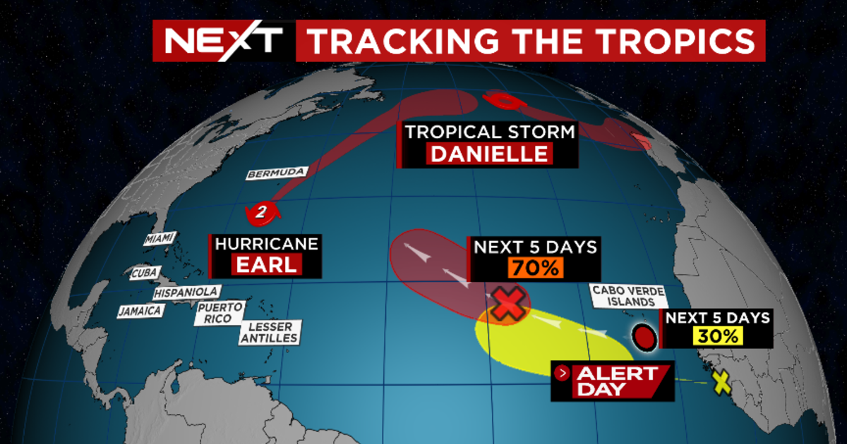 Tracking The Tropics: Earl proceeds to strengthen, forecast to develop into significant hurricane