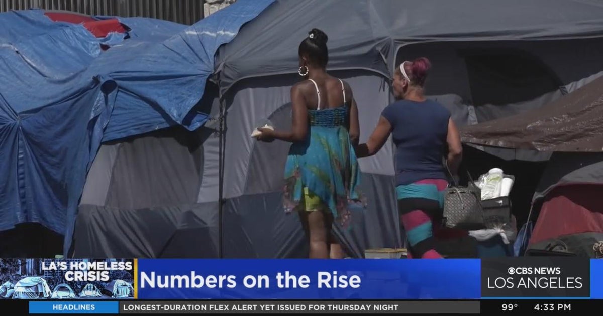 Study shows nearly 42,000 people are living in the streets of LA - CBS ...