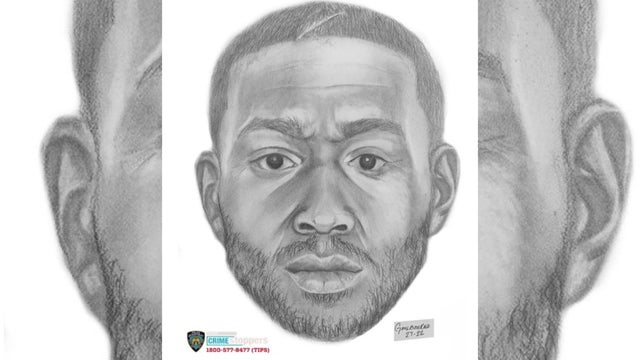 A sketch of a suspect wanted in connection to a Midtown rape. 